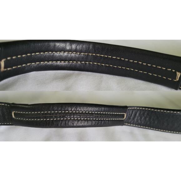 Vintage Coach(9247) Black Leather Soho Magnetic Buckle Flap Purse/Bag - Picture 10 of 14